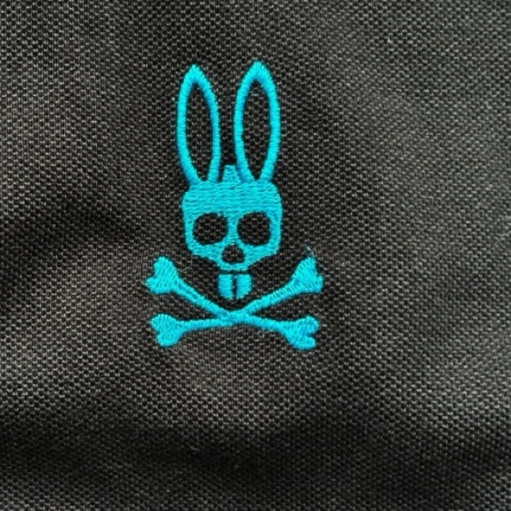 Psycho Bunny By Robert Godley Polo Shirt Black color 100% Peruvian Cotton | (6) - Picture 9 of 14